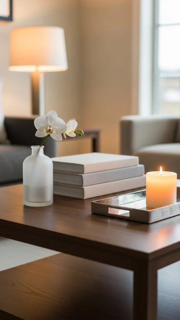Minimal Coffee Table Setup