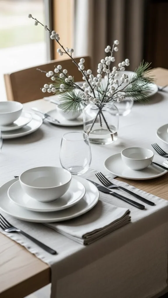 Minimal Table Setting