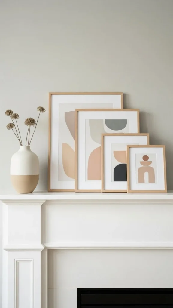 Minimalist Mantel Stack