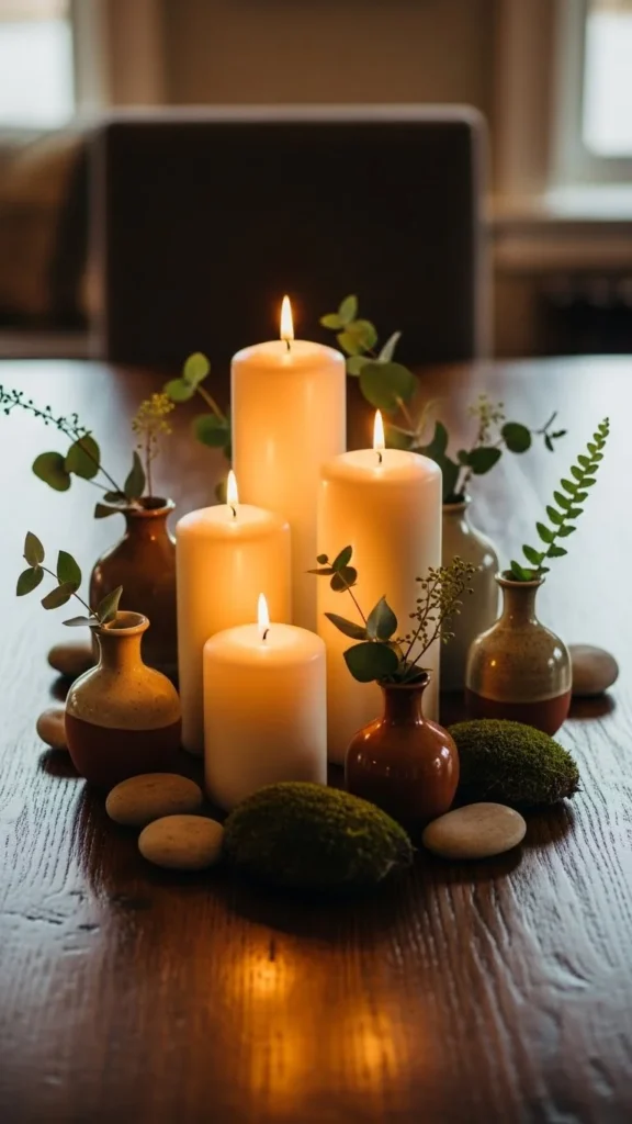 Mixed Heights Center Display