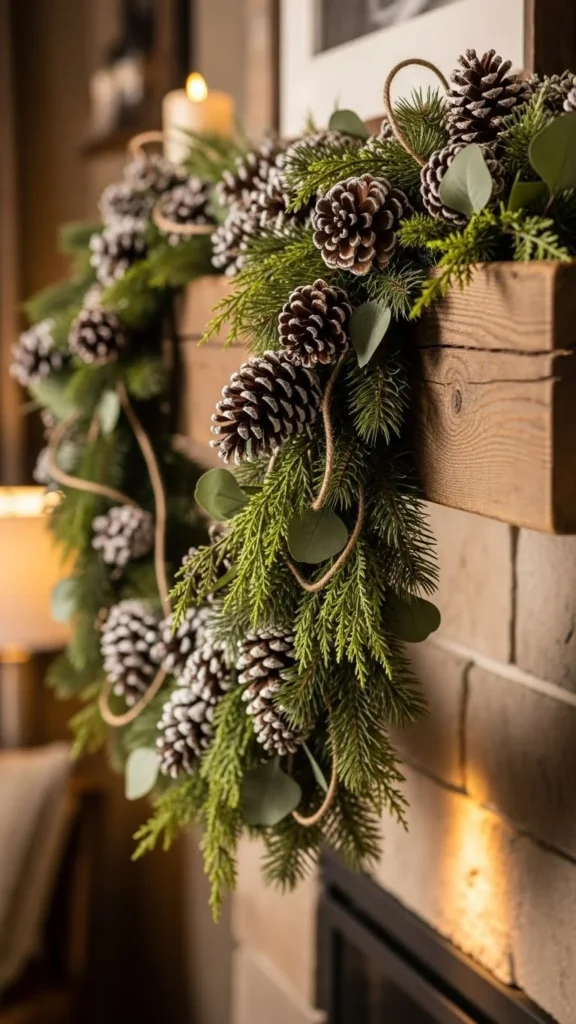 Mixed Pinecone Garland