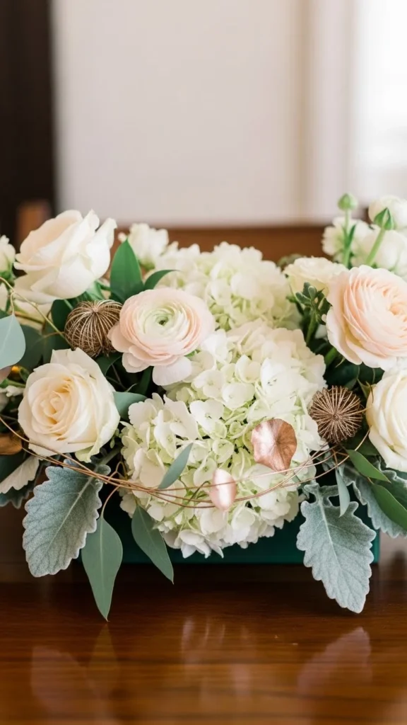Neutral Floral Centerpiece