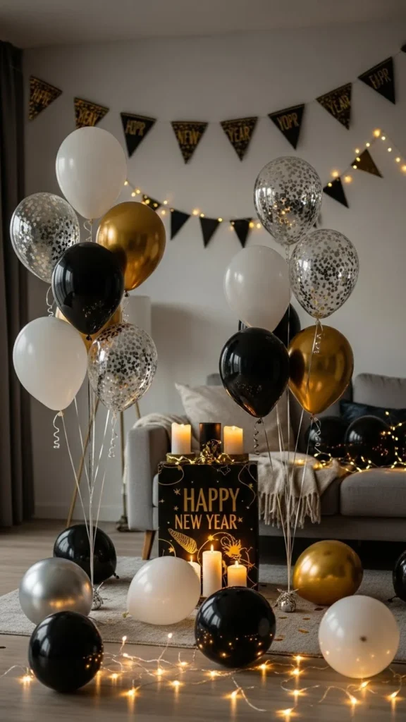 New Year Balloon Decor