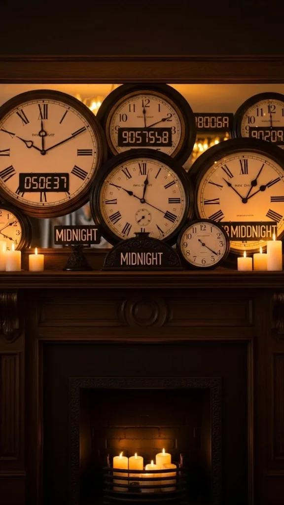 New Year Countdown Clock Display