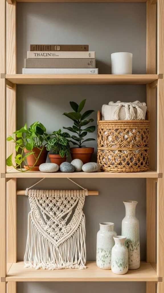 New Year Shelf Styling