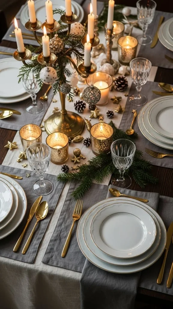 New Year Table Decor