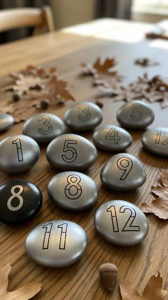 Painted Rock Table Numbers