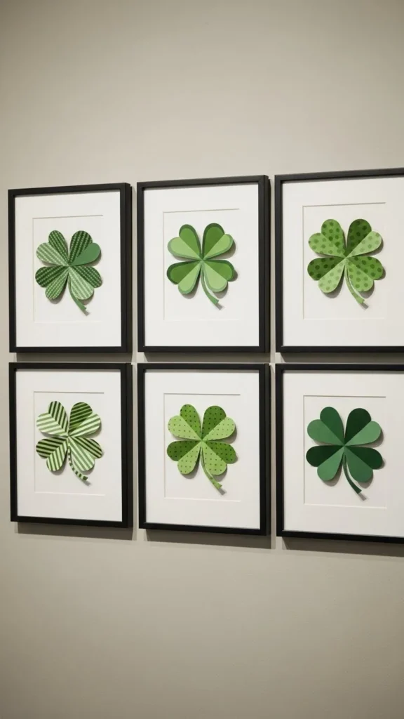 Paper Clover Wall Art