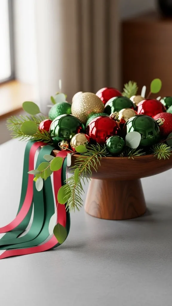 Pedestal Bowl with Ornaments