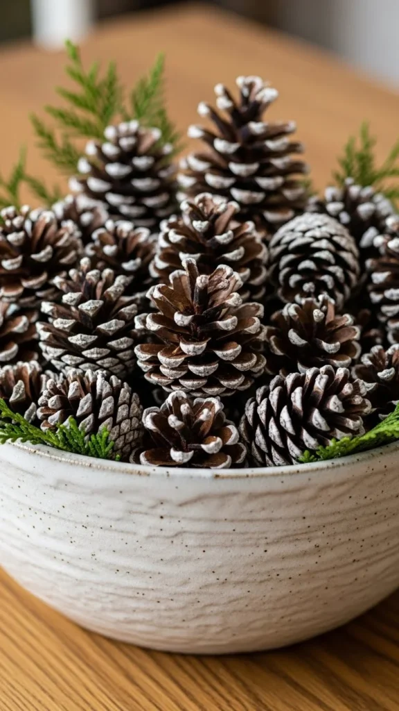 Pinecone Bowl Arrangement