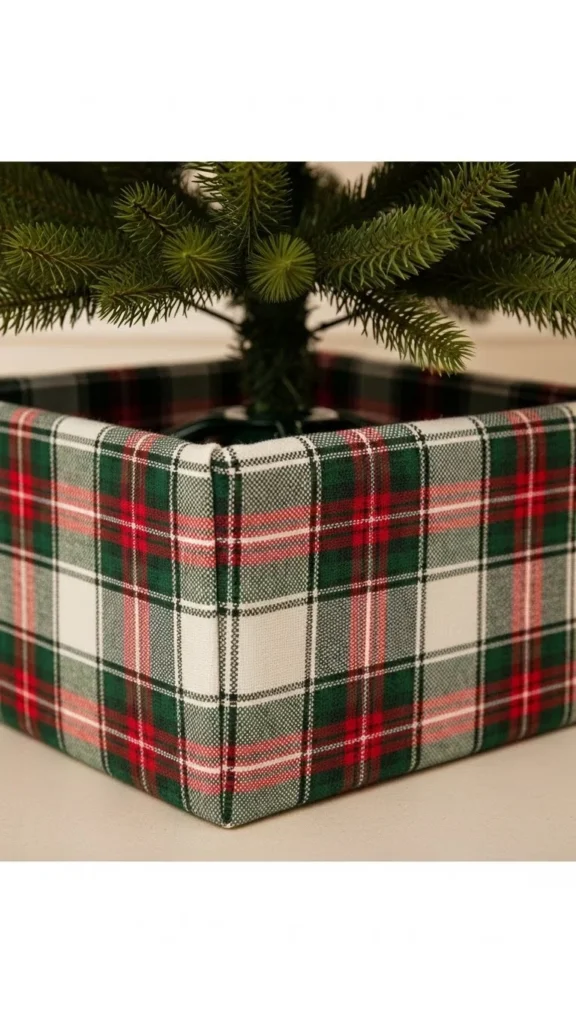 Plaid Box Collar