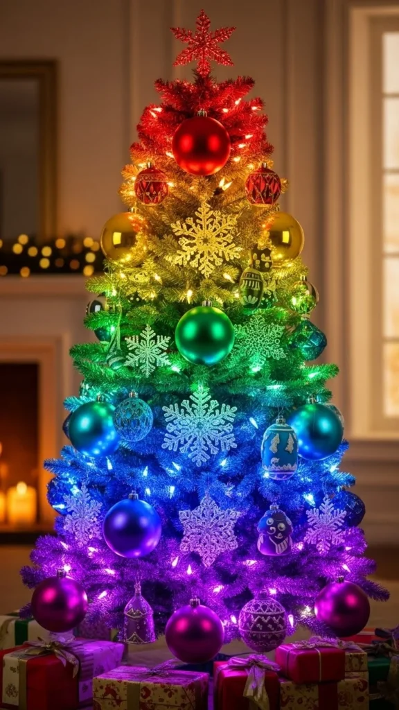 Rainbow Color Tree