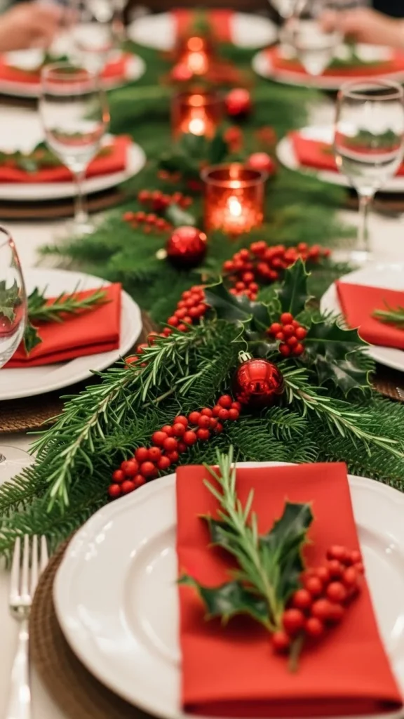 Red Accents for Classic Warmth