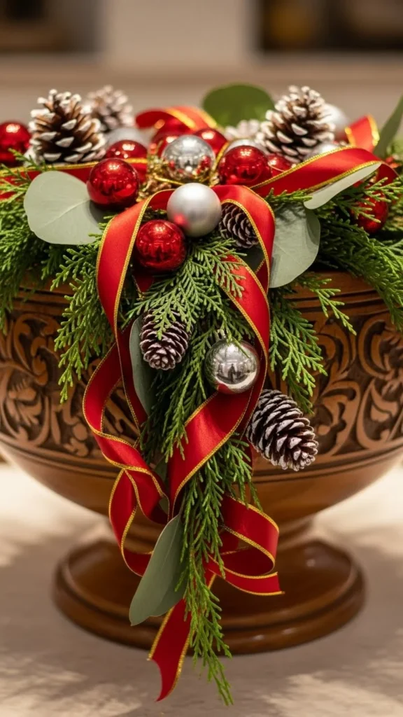 Ribbon Bowl With Soft Accents