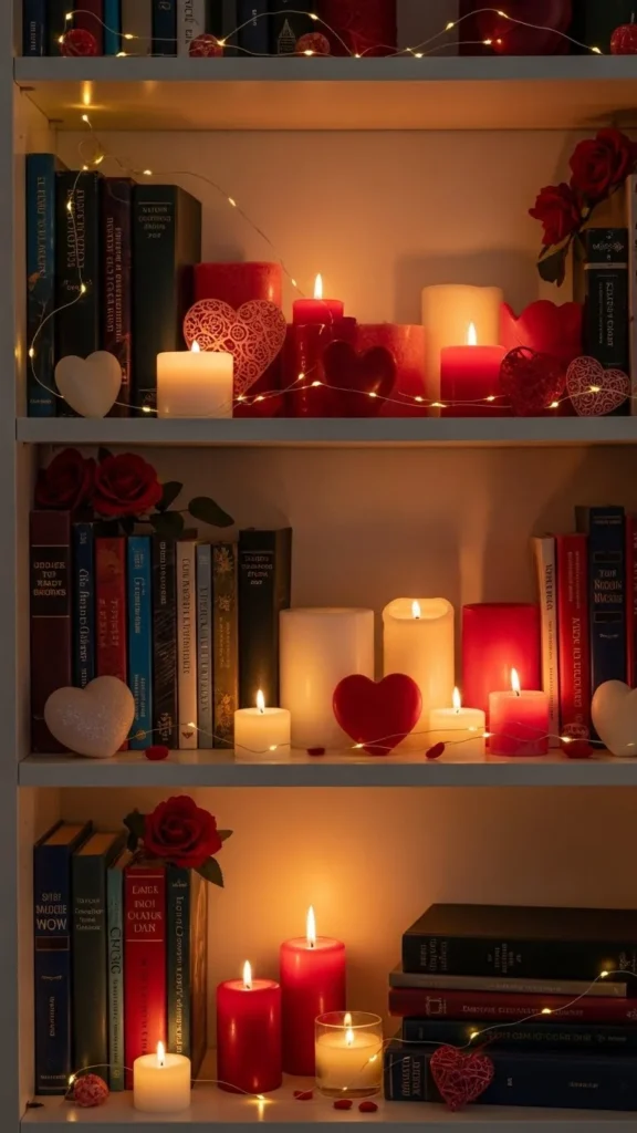 Romantic Shelf Styling