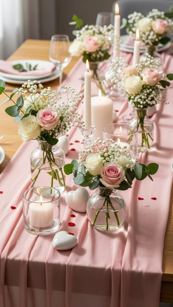 Romantic Table Runner Centerpiece