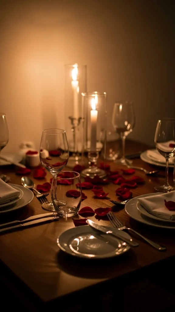 Rose Petal Table Scatter