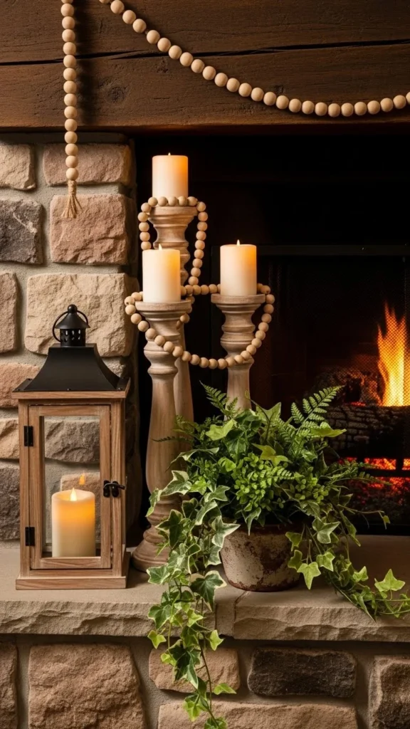 Rustic Wooden Accents for Natural Warmth