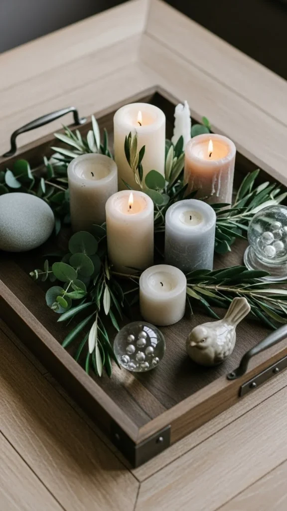 Seasonal Coffee Table Tray