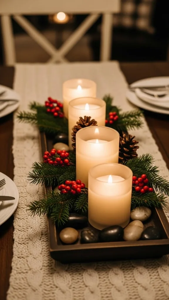 Simple Center Candle Tray