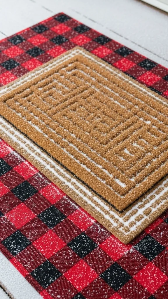 Snow-Covered Doormat Layering