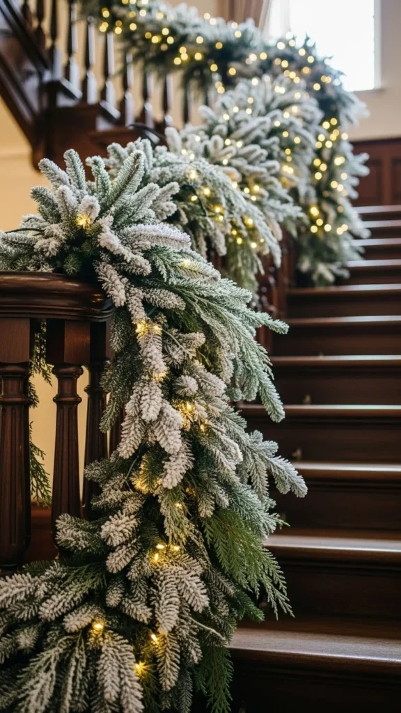 Snow-Dusted Greenery for a Winter Forest Look