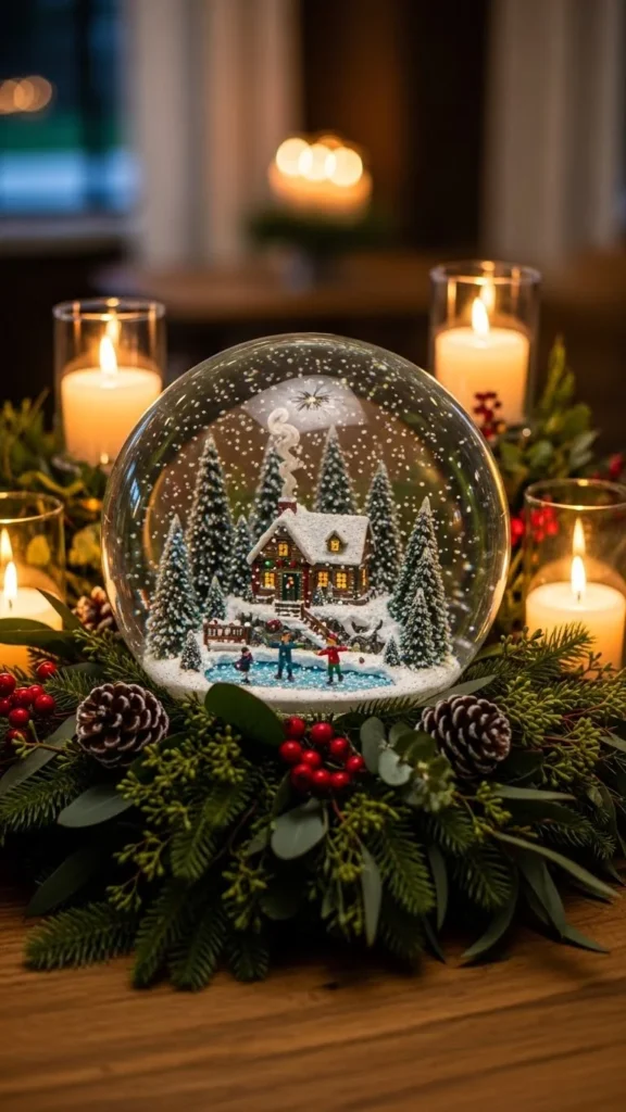 Snow Globe Centerpiece