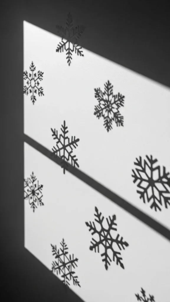 Snowflake Shadow Art