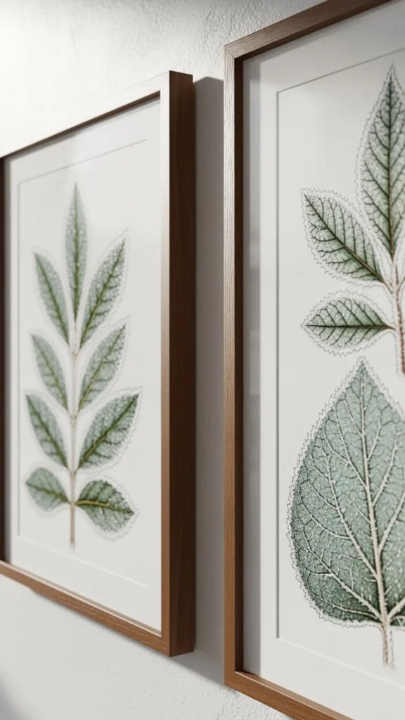 Snowy Botanical Prints