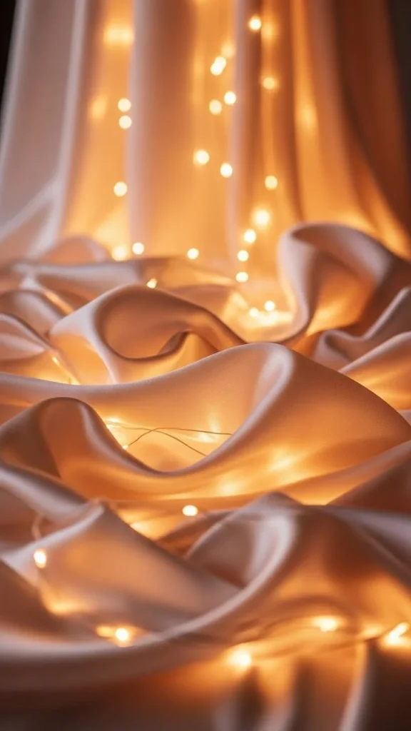 Soft Fabric Draped Backdrop