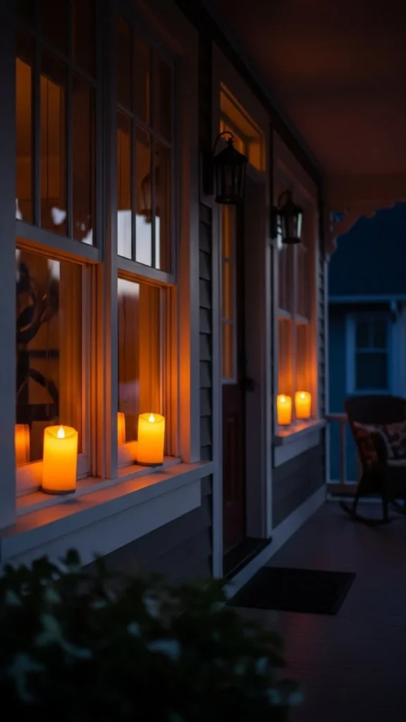 Soft Glow Window Candles