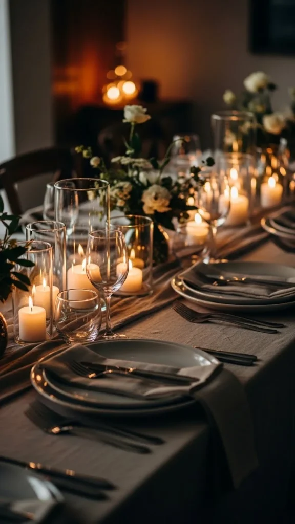 Soft Glow With Glass Lanterns