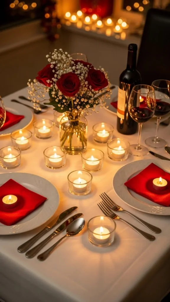 Soft Lighting with Tea Lights