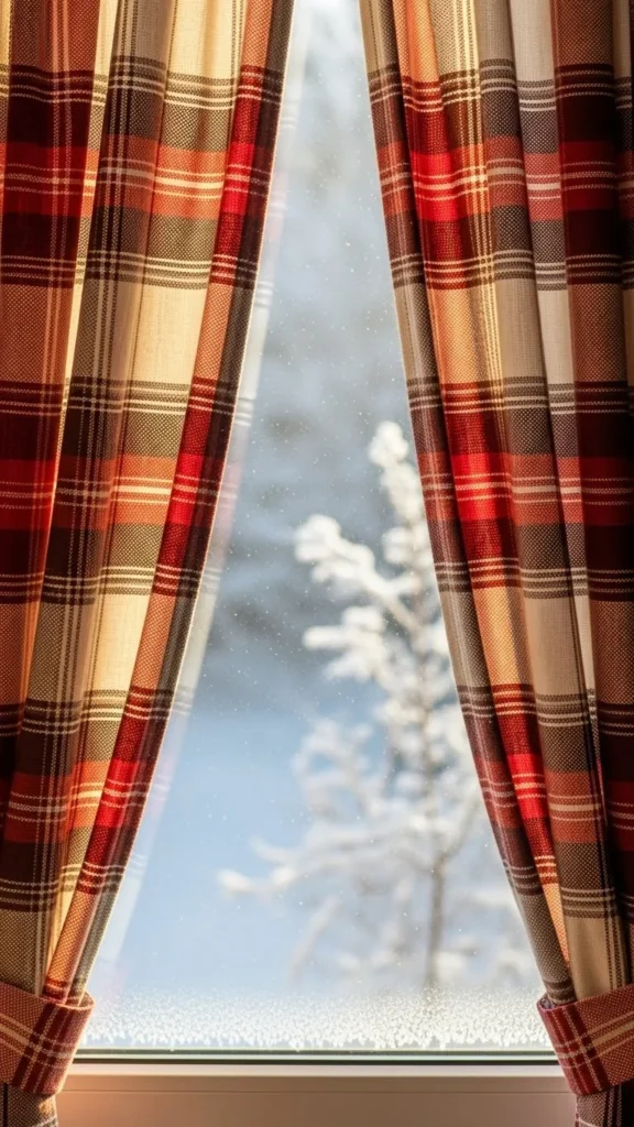 Soft Plaid Curtains