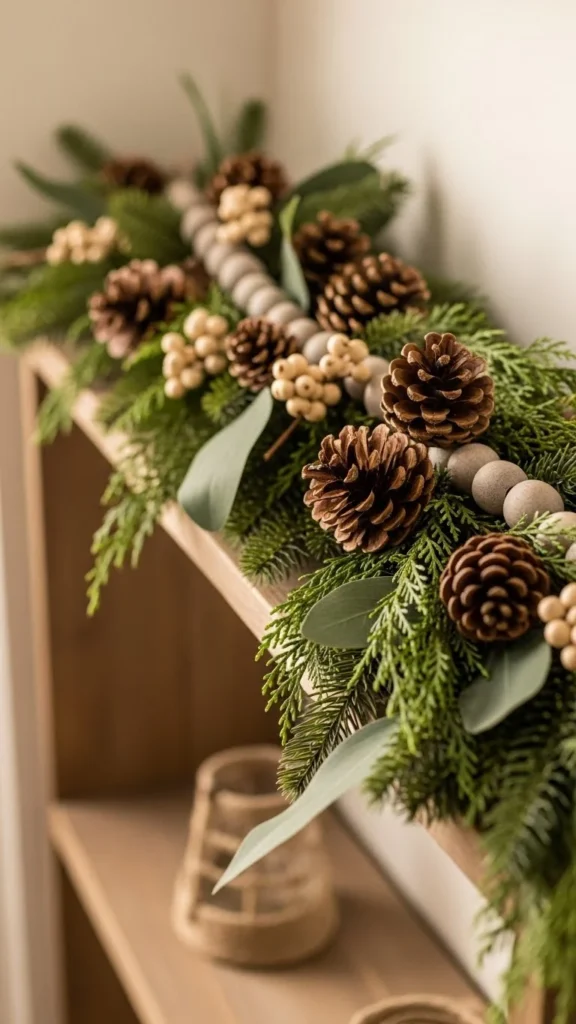 Soft Winter Garland Drape