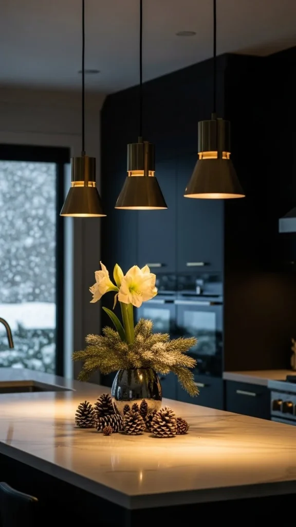 Soft Winter Lighting Over the Island