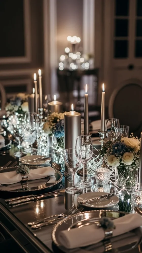 Sparkling Silver Setting