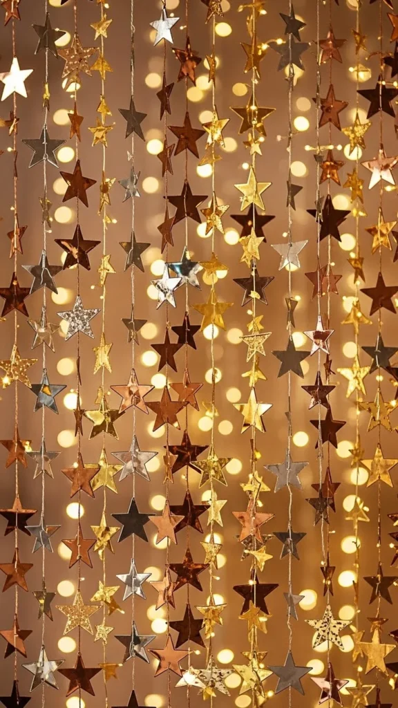 Star Garland Wall