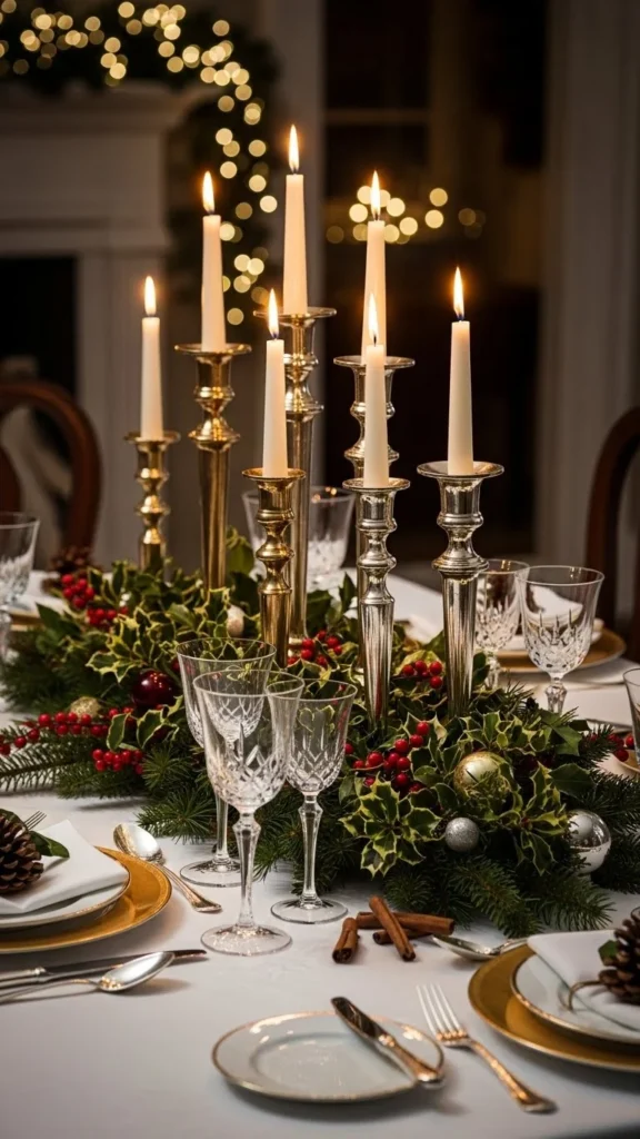 Tall Candleholder Duo