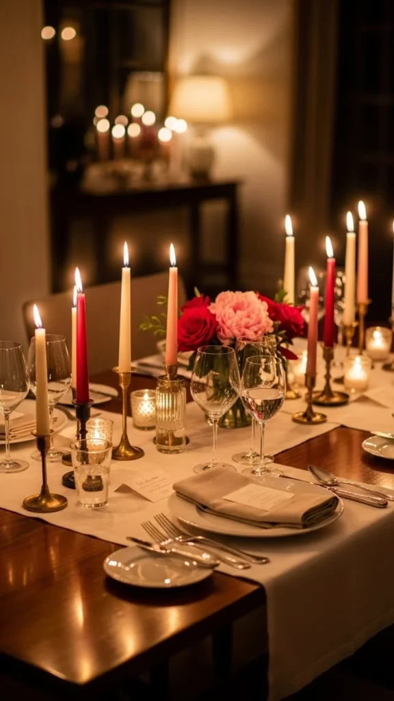 Taper Candles at Mixed Heights