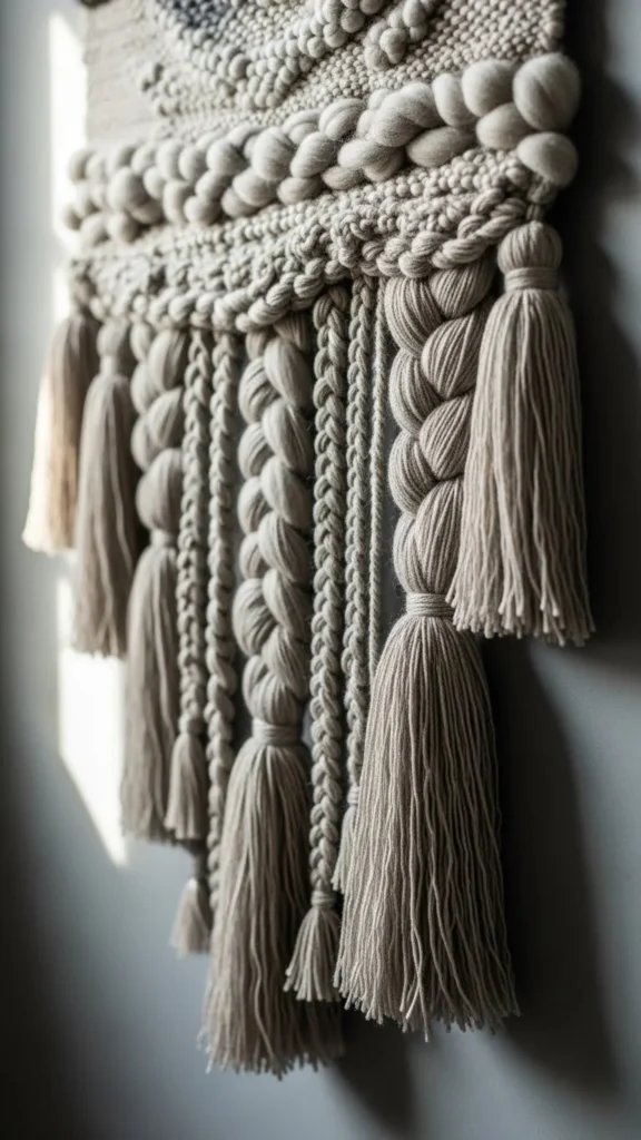 Textured Neutral Wall Hangings