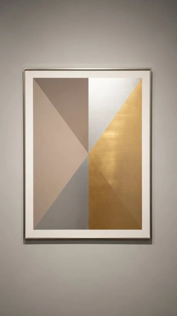 Two-Tone Color Block Print