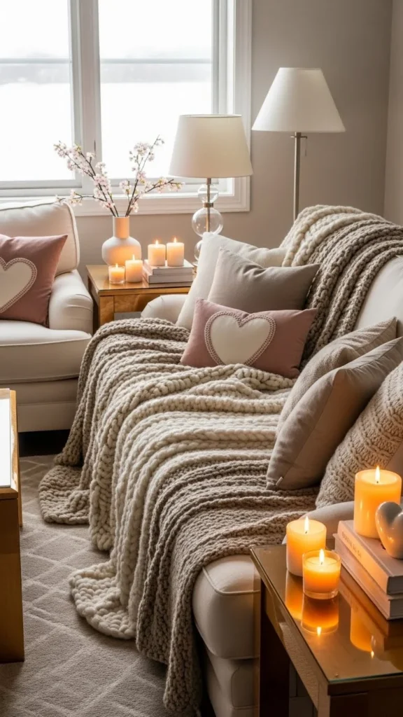 Valentines Day Living Room Decor