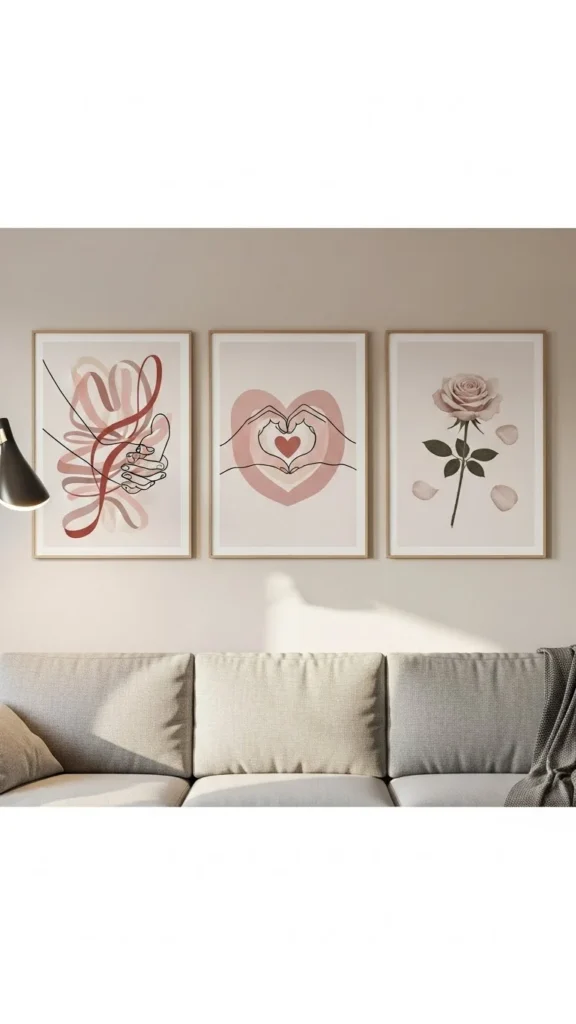 Valentine’s Day Wall Art Swap