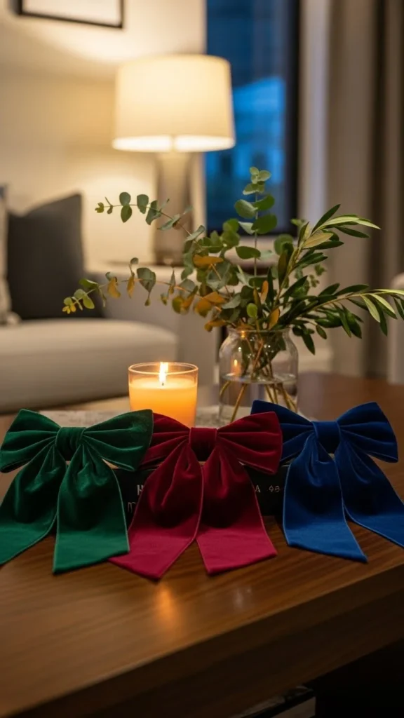 Velvet Bow Arrangement
