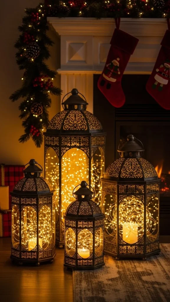 Vintage-Inspired Lanterns With Soft Lights