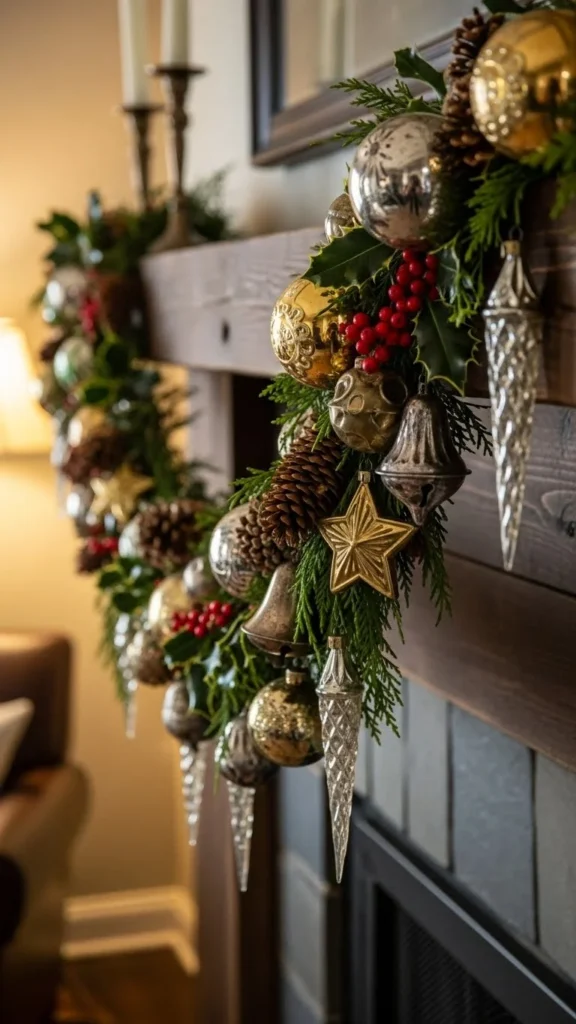 Vintage Ornament Garland