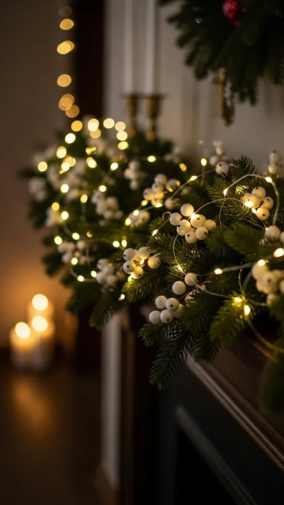 White Berry Woodland Garland