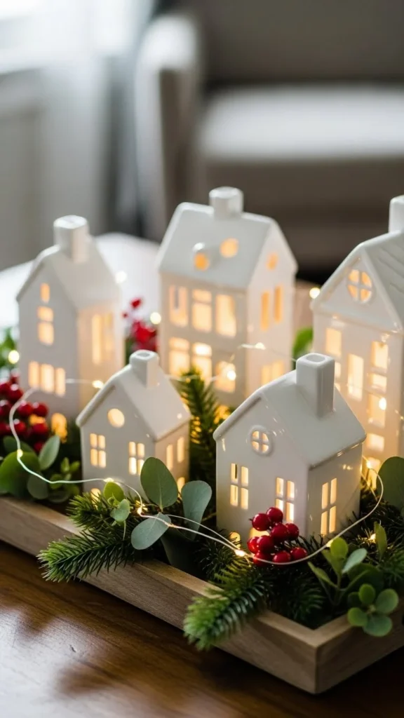 White Ceramic House Collection