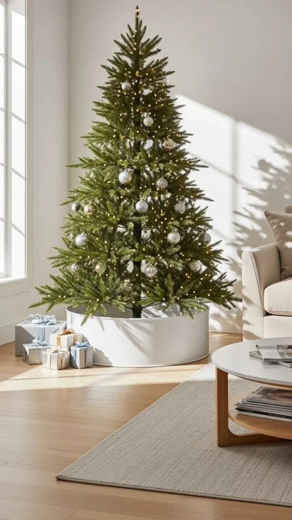 White Metal Drum Collar